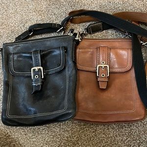 Coach crossbody lot black and brown